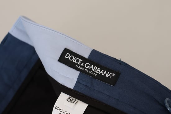 Klassieke Plissé Broek Navy Blauw - Image 6