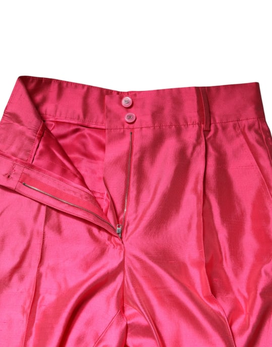 Hoge taille broek met zijsplitten - Image 6