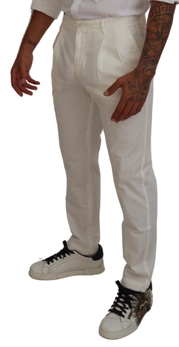 Klassiek Pasvorm Geplooide Broek - Image 4