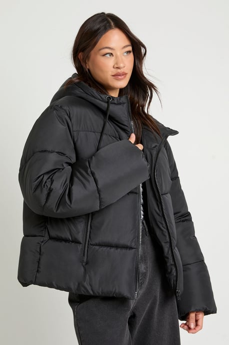 Tall Hooded Padded Puffer Jacket - Image 3
