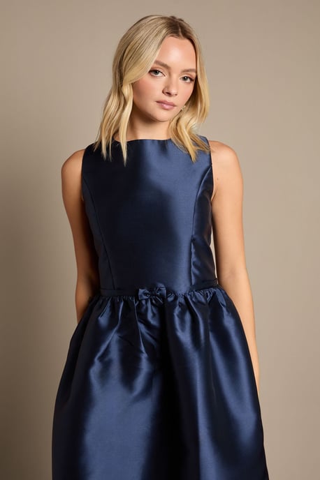 Teen Coast Twill Bow Maxi Bridesmaid Dress - Image 2