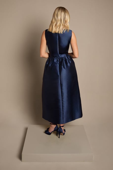 Teen Coast Twill Bow Maxi Bridesmaid Dress - Image 3