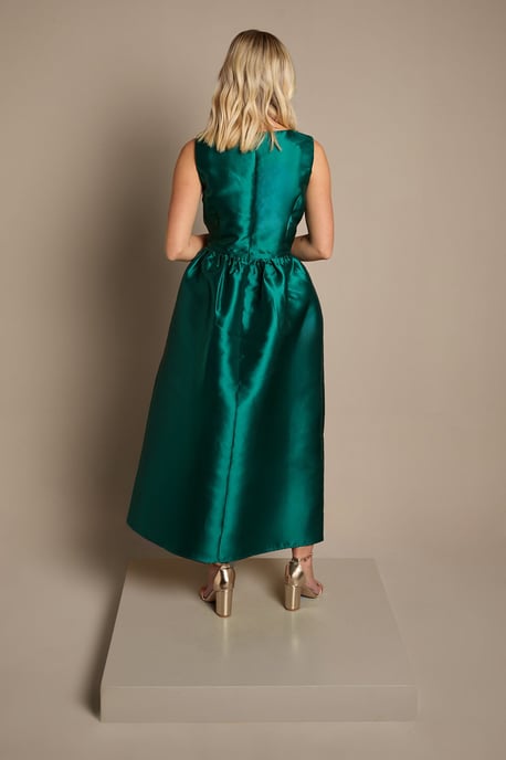Teen Coast Twill Bow Maxi Bridesmaid Dress - Image 3