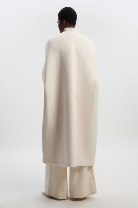 Tailored Cape Midi Coat - Image 5