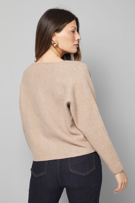 Curved Knitted Jacket - Image 3