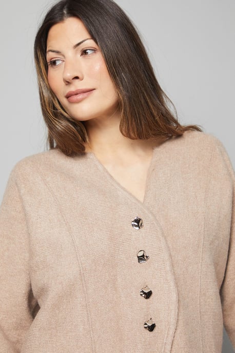 Curved Knitted Jacket - Image 4