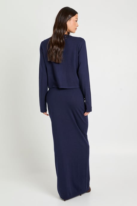 Tall Rib Knit Maxi Skirt - Image 3
