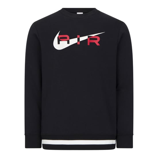 Nike Air Crew Neck Tracksuit Set Black & Red - Image 2