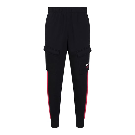 Nike Air Crew Neck Tracksuit Set Black & Red - Image 3