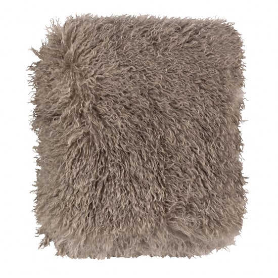 furn. Rowan Faux Fur Throw Mocha - Image 2