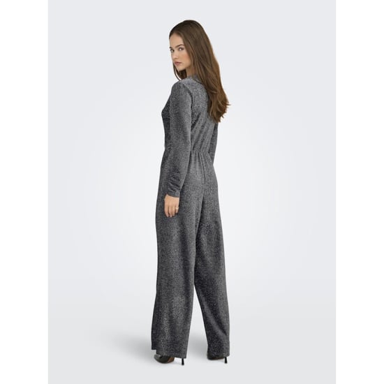 Only Onlrich ls glitter jumpsuit jrs zilverkleurig - Image 6