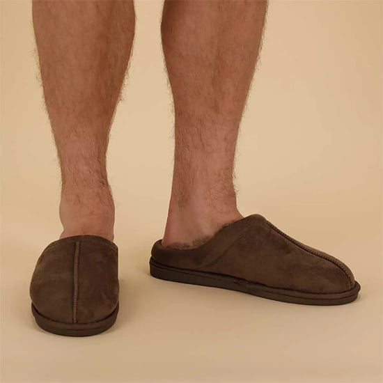 Apollo Heren instap pantoffels taupe - Image 3