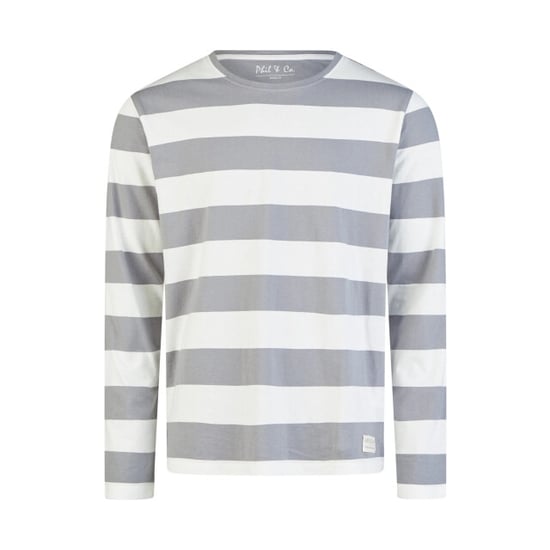 Phil & Co Heren pyjama set lang grijs gestreept - Image 2