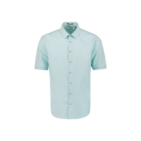 No Excess Shirt short sleeve solid with linen ice - Image 2