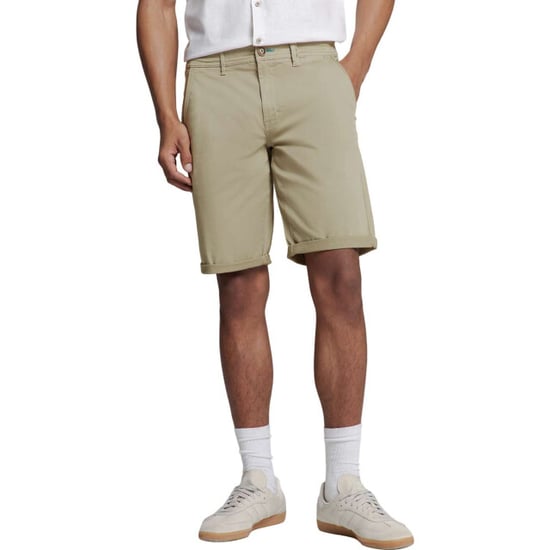 No Excess Short chino garment dyed twill stre light army - Image 1
