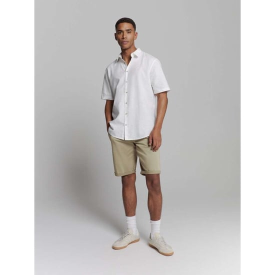 No Excess Short chino garment dyed twill stre light army - Image 4