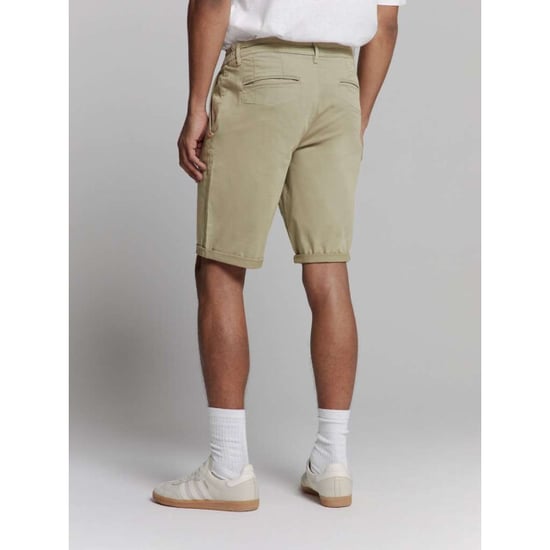 No Excess Short chino garment dyed twill stre light army - Image 6