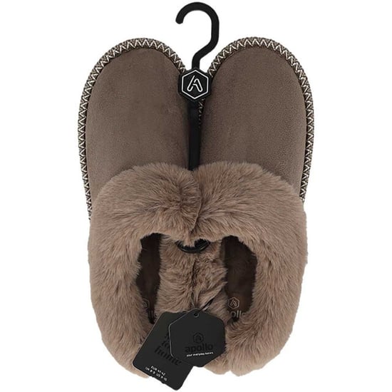 Apollo Dames instap pantoffels teddy taupe - Image 2