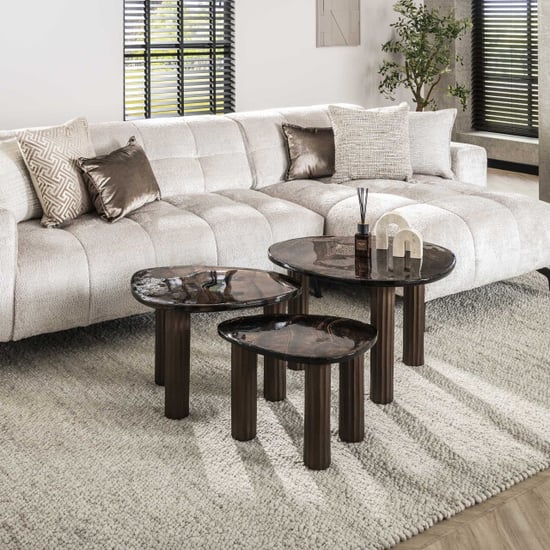 Hoyz salontafel eclipse s antiek finish - Image 1