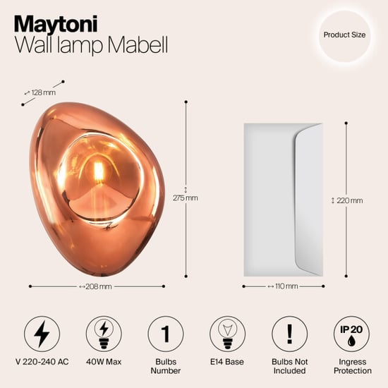Maytoni wandlamp mabell - - Image 2