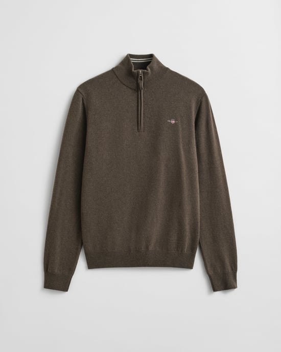 Half Zip Cardigan in Grey - Image 1