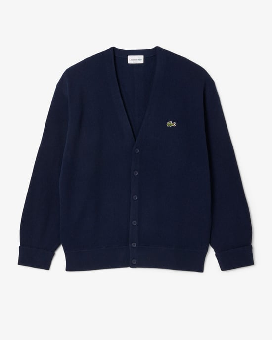 Relaxed Fit Cardigan in Navy - Image 4