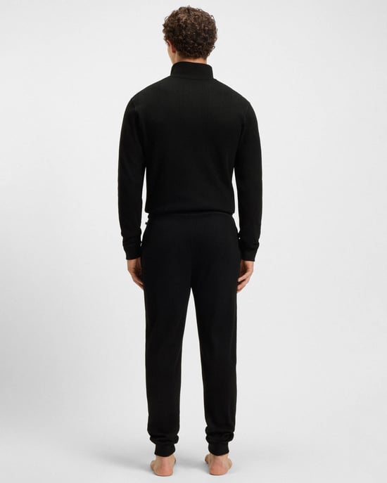 Structure Loungewear Pants in Black - Image 2