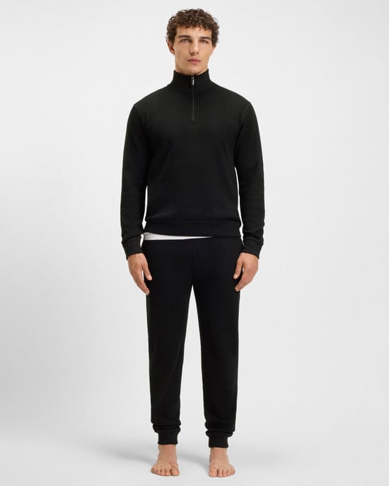 Structure Loungewear Pants in Black - Image 4