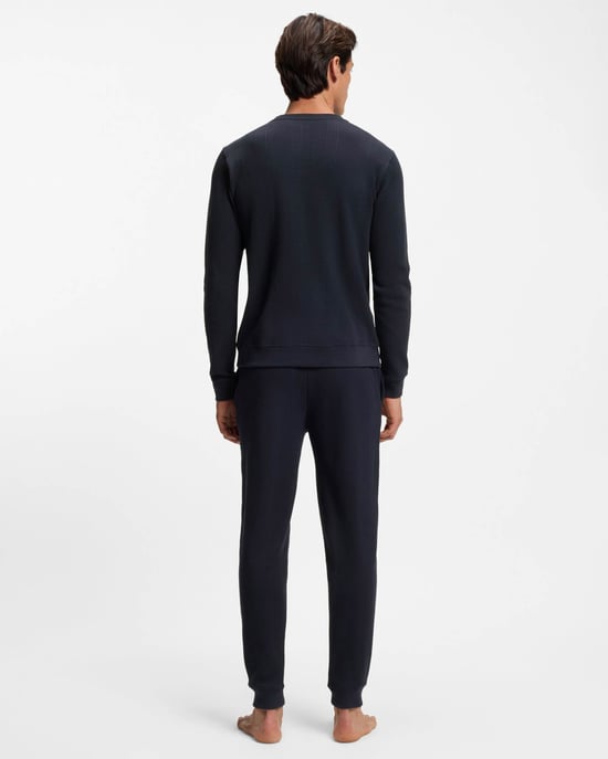 Structure Loungewear Pants in Dark Blue - Image 2