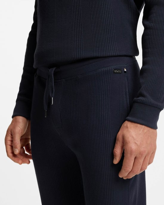 Structure Loungewear Pants in Dark Blue - Image 3