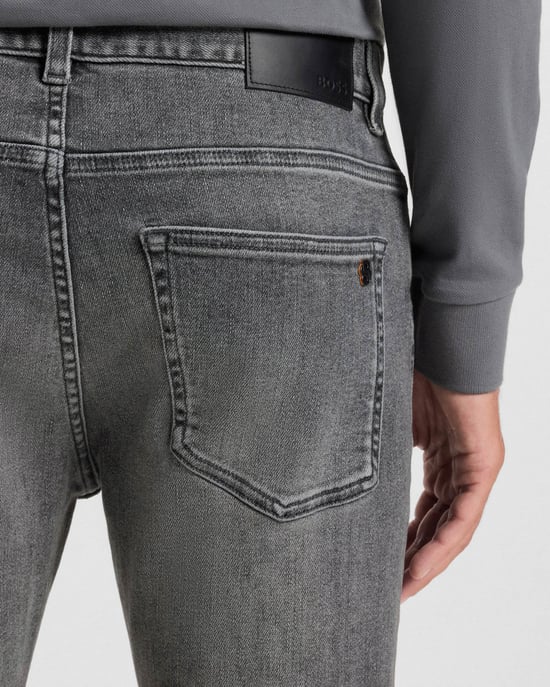 Delaware Delaware Slim-Fit Jeans in Grey - Image 3