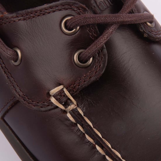 Men's Timberland Cedar Bay Boat Shoes in Brown - Image 5