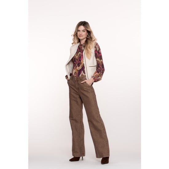 Geisha Jeans flair camel - Image 1