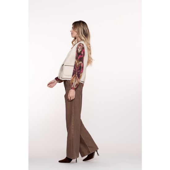Geisha Jeans flair camel - Image 3