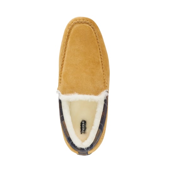 Dune Mens Fofo - Shearling Moccasin Slippers - Image 3