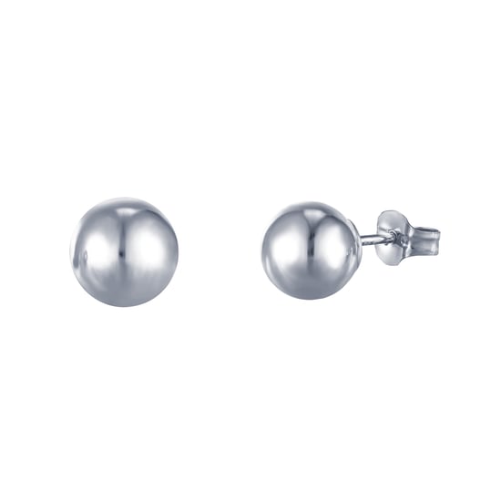 Sterling Silver 7mm Ball Stud Earrings - Image 1