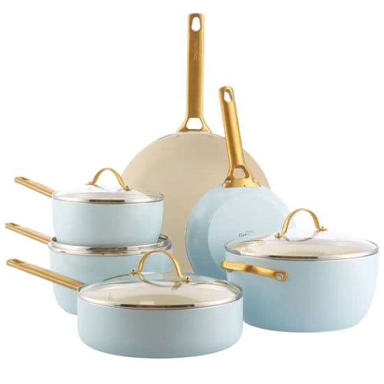Greenpan Padova pannenset 10-delig light blue - Image 2