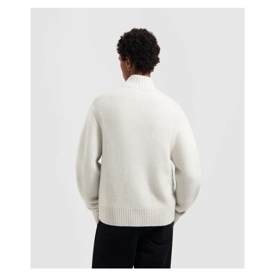 Olaf Hussein Zip through knitted mock neck vesten m230703 - Image 5