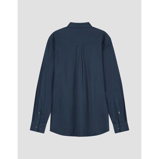 Olaf Hussein Stitched striped relaxed shirt lange mouw overhemden m230301 - Image 5