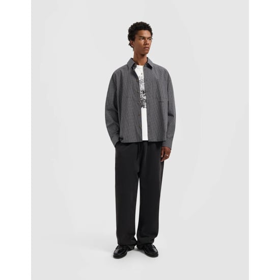Olaf Hussein Checked boxy shirt lange mouw overhemden m230303 - Image 2
