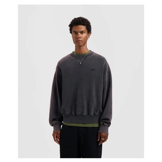 Olaf Hussein Washed signature boxy crewneck sweaters m230206 - Image 3