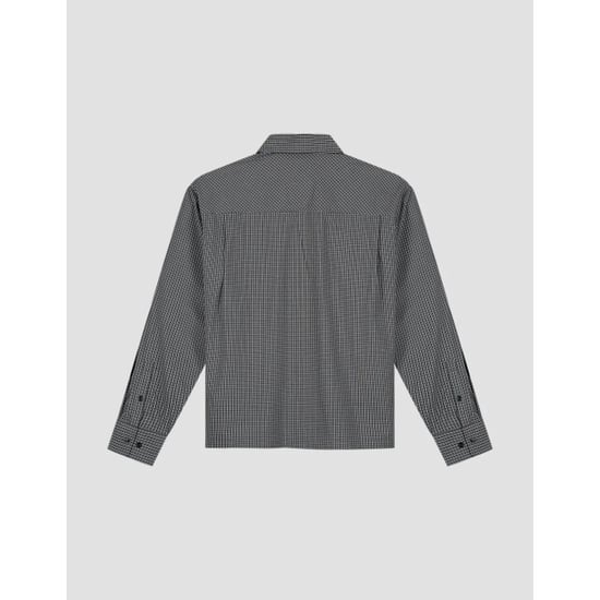 Olaf Hussein Checked boxy shirt lange mouw overhemden m230303 - Image 5