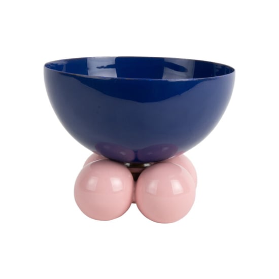 Present Time schaal double funky medium cobalt blue & soft pink - Image 2