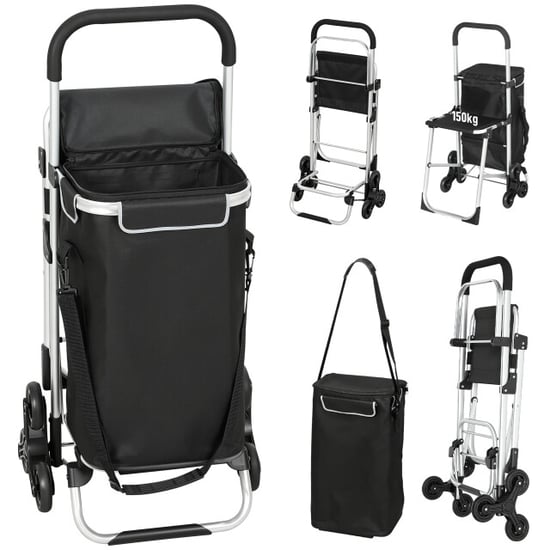 4goodz Boodschappenkar trolley 40 liter - - Image 1