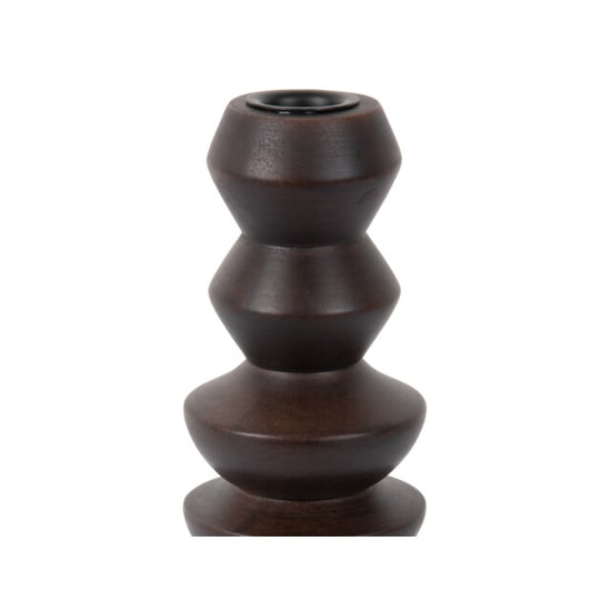 Present Time kandelaar formado large donker hout - Image 6