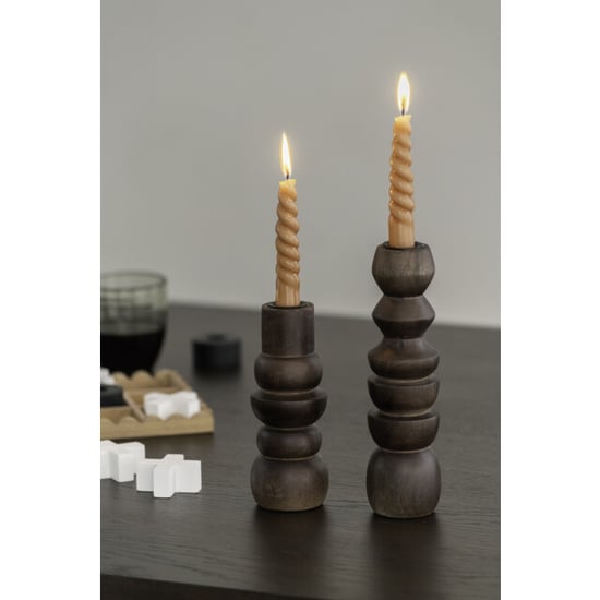 Present Time kandelaar formado small donker hout - Image 6