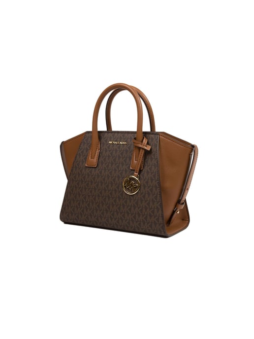 Michael Kors Avril Small Logo And Leather Satchel - Image 2
