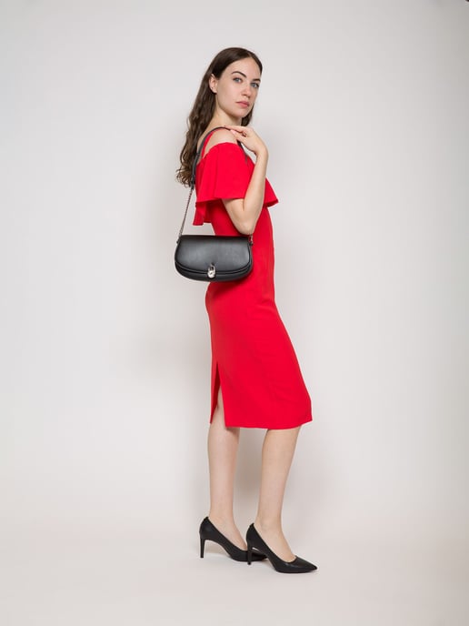 Michael Kors Mila Medium Öst-Väst Sling Messenger-väska - Image 5