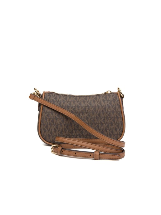 Michael Kors Carmela Kleine Pouchette Schoudertas Bruin - Image 3