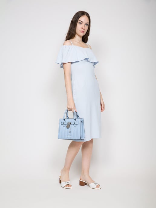 Michael Kors Hamilton Kleine Schoudertas Luchtblauw - Image 5
